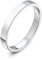 Theia Ehering Palladium 950, Sehr massiv - Flach ovale Form, 3mm - Größe 54 (17.2)