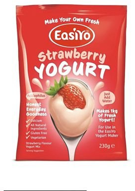 Easiyo Strawberry Yogurt Base Mixes Sachets (5 x 240g)