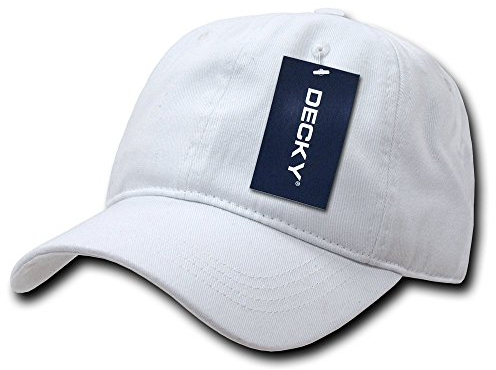 DECKY Zweilagige Polo-Kappe, weiß