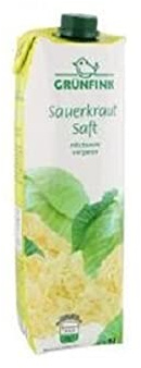 Grünfink Gemüsesaft Sauerkrautsaft, 1 L [Paket kann variieren]
