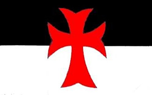 U24 Fahne Flagge Tempelritter 90 x 150 cm
