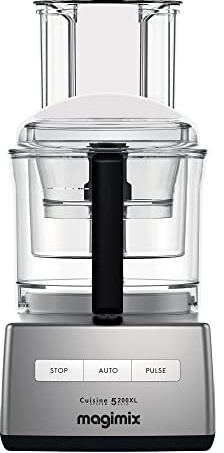 Magimix 5200XL Food Processor | 3.7L BPA-Free Bowl | Quiet & Powerful Motor | Multifunctional 7 in 1 Solution | Satin | 18591