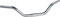 ErgoTec Unisex – Erwachsene Cruiser-Lenker-03160314 Cruiser-Lenker, Silber, Ø 25.4 mm