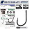 Owner Carp C5 Haken - Karpfenhaken, Angelhaken zum Karpfenangeln, Öhrhaken für Karpfenrigs, Einzelhaken für Karpfen, Hook, Größe/Packungsinhalt:Gr. 10-14 Stück