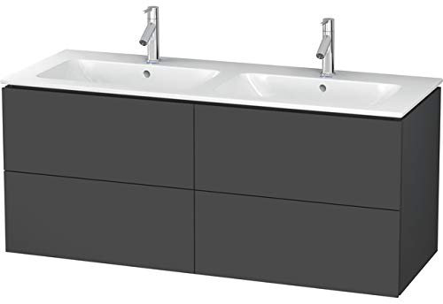 Duravit l-cube Waschtisch Waschbecken 550 x 1290 x 481 graphit matt