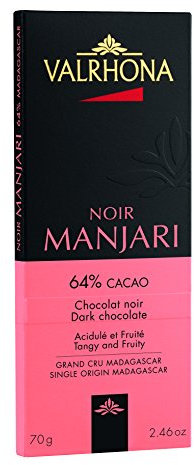 Valrhona - Tablettes Grands Crus - Chocolat Noir - Manjari 64% - 70g