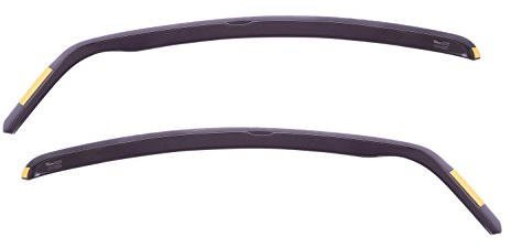 HEKO 29371 Paar Windabweiser Vorne Links Rechts Rauchgrau