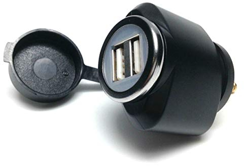Cliff-Top Cargador USB Hella (DIN) de 3,3 amperios (Mini), Compatible con Motocicletas BMW