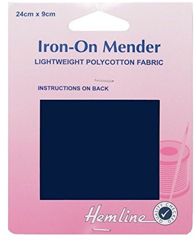 Hemline Iron-On Mender - Navy