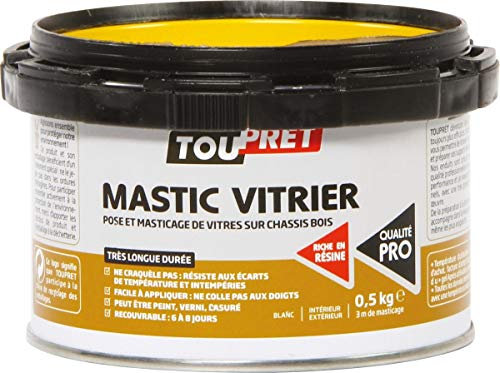 Mastic vitrier blanc 5 Kg