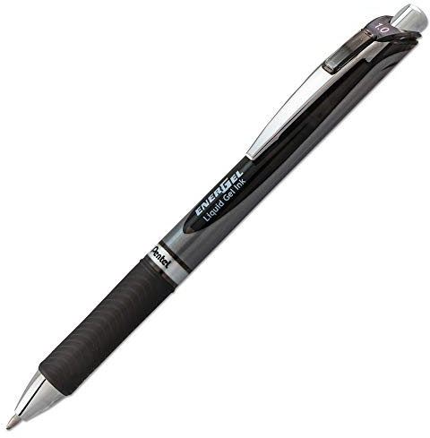 Pentel BL80 EnerGel Retractable Gel Ink Rollerball Pen – 1.0 mm, black