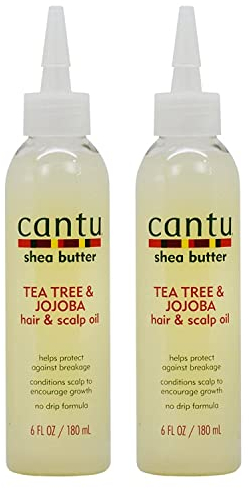 Cantu Shea Butter Tea Tree & Jojoba Hair & Scalp Oil, 6 oz by Cantu