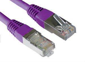 Logon SSTP Cat6a 5m Purple Network Cable (5m, RJ-45, RJ-45, Purple)