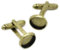 Bacabella 20212 Manschettenknöpfe 12x26mm 10mm Fläche antikbronze (2 Stück)