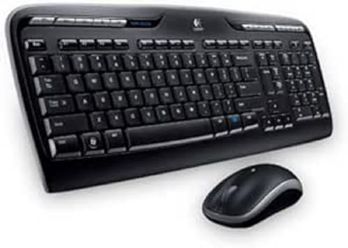 Logitech MK330 Kabelloses Tastatur-Maus-Set, 2.4 GHz Verbindung via Unifying USB-Empfänger, 4 programmierbare G-Tasten, 12 bis 24-Monate Batterielaufzeit, PC/Laptop, Kroatisch/Slowenisches Layout