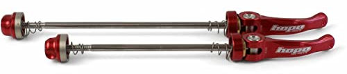 Hope Quick Release Skewers Steel Pair Red - Red