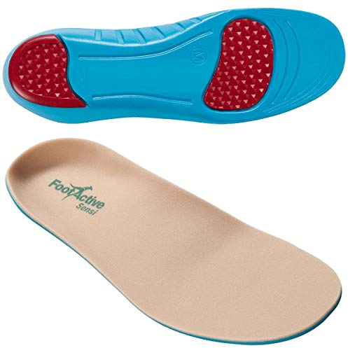 FootActive Sensi - Einlegesohlen für empfindliche Füße - Eine Wohltat für Fersen und Fußballen! GR. 39-41 (S)