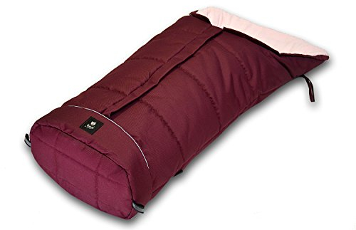 Best For Kids Fußsack Prinz Winterfußsack für Kinderwagen mit Antirutsch Material Super Qualität (Bordo-Rosa)