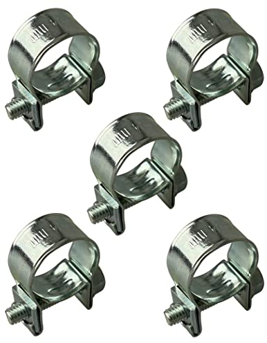 Mini Schlauchschelle für Kraftstoffleitung verzinkt 14-16mm (5 Stück)