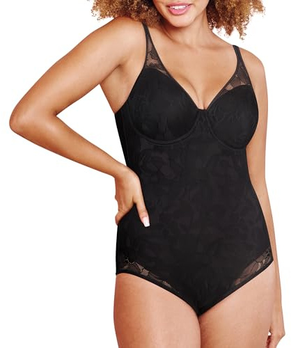 Bali womens Ultra Light Briefer Fajas Df6552 Shapewear Bodysuit, Black, 40B US