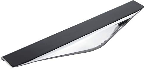 MS Beschläge ® Griffleiste Profilgriff Möbelgriff Chrom glänzend Lochabstand 224mm Küchengriff Schubladengriff