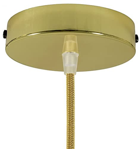 creative cables Kit Rosace métallique cylindrique - Conique, Laiton