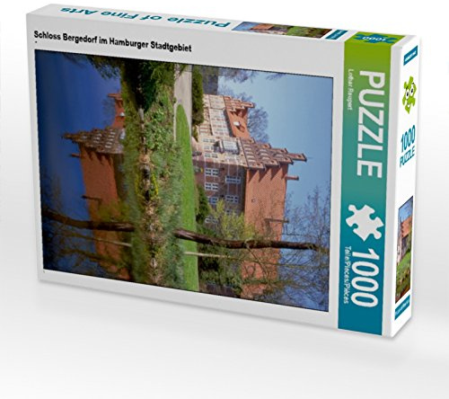 CALVENDO Puzzle Schloss Bergedorf im Hamburger Stadtgebiet | 1000 Teile Lege-Größe 48 x 64 cm Foto-Puzzle für glückliche Stunden