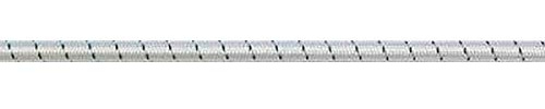 Gummikordel 8,0mm 75m weiss/schw. Rolle 250/110