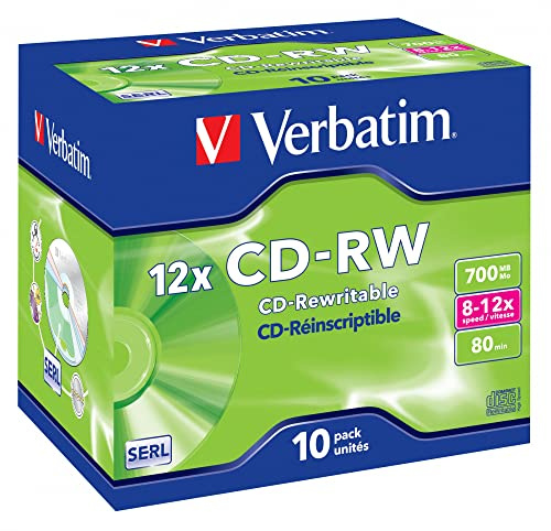 Verbatim CD-R vergini 700 MB/80min im jewelcase VE = 10 pezzi
