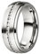 DOOSTI Partnerring/Trauring Glamour LINE mit Zirkonia Chirurgischer Edelstahl mit Gratis Gravur
