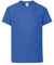 Fruit of the Loom Unisex Kids Original Crew Neck Short Sleeve T-Shirt, Blue (Königsblau), 14-15 Years (Manufacturer Size: 164)