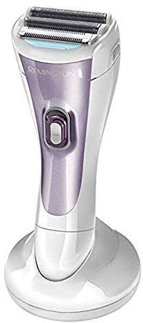 Remington Cordless Electric Lady Shaver for Women (Rechargeable, 30 Minute Usage, Wet & Dry, Showerproof, Moisturising Strip with Aloe Vera, Bikini Attachment, Storage Pouch, Cleaning Brush) WDF4840