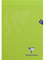 Clairefontaine 353161C - Schulheft / Heft Mimesys DIN A4 21x29,7cm, 48 Blatt 90g, französische Lineatur, geheftet, Einband aus PP, Grün, 1 Stück