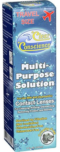Clear Conscience Multi-Purpose Contact Lens Solution, 3 Oz