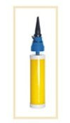 Luftballon Pumpe Luftpumpe für Ballons Handpumpe Luftballons aufpumpen 28cm lang, 4,5cm Durchmesser