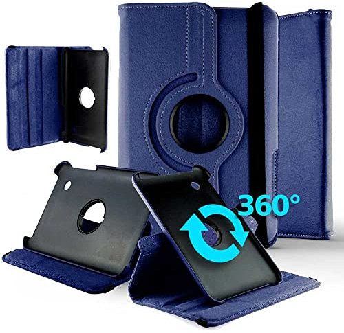 Funda carcasa Giratoria Samsung Galaxy Tab 2 7 GT-P3100 (piel sintética – azul