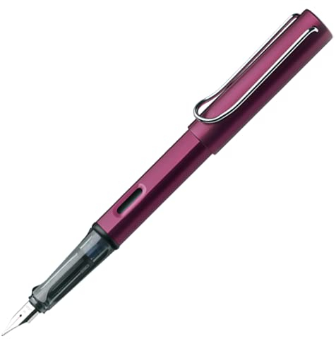 LAMY AL-Star Black Purple Füllhalter 029 M Mit 10 Patronen T 10 Schwarz