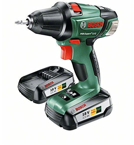 Bosch bricolage – 060397330t – psr Expert + (18 V) (2 bat.) Visseuse sans fil avec batterie au lithium