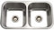 Houzer ED-3108-1 Elite Series - Fregadero de cocina (acero inoxidable, 50/50)