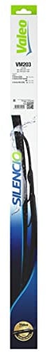 VALEO Silencio - VM203 - Set aus langlebigen und widerstandsfähigen Ganzjahres-Wischblättern für konventionelle Windschutzscheibenwischer 645mm/570mm - Vorne - Set mit 2 Wischerblättern - 574162