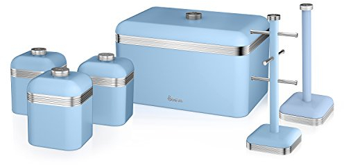 Swan 6 Piece Retro Kitchen Set (Blue) SKS1010BLN
