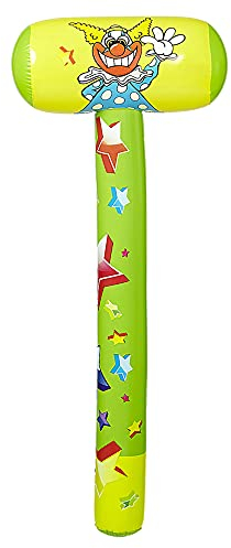 W WIDMANN MILANO Party Fashion 04829 - Aufblasbarer Hammer, 96 cm, Handwerker, Karneval, Mottoparty