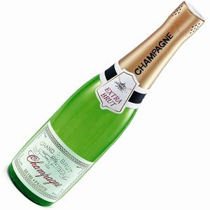 Inflatable Champagne Bottle