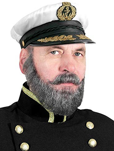 Kapitän Mütze Kapitänsmütze Kreuzfahrt Schiff Seemann Captain Käpt'n Cappello