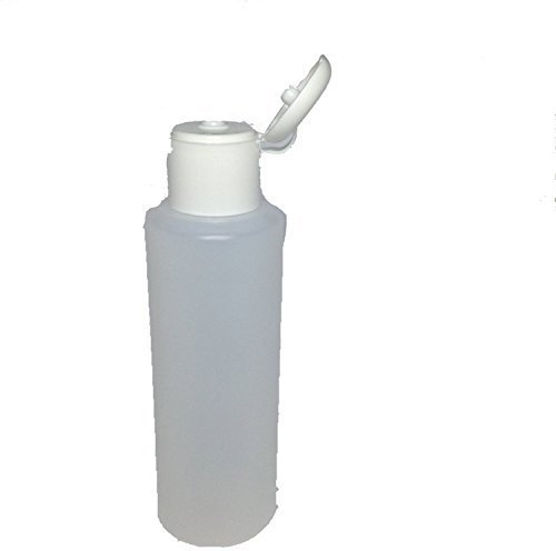 12 Flacons vide PEHD avec bouchon reducteur en 125 ml, ideal pour conditionner les gels et les huiles