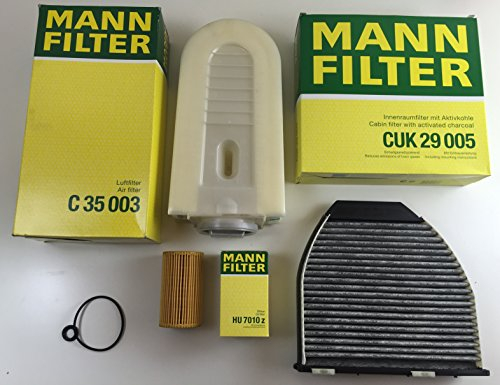 MANN Filterset für MERCEDES W204 C218 W212 X204 180-250CDI 200-300BlueTEC OM651