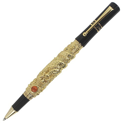 Abcsea Rollerball Fliegender Drache Mit Perlenprägung - Gold
