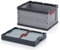 Auer Packaging 5x Profi-Faltbox 60 x 40 x 32 - Set mit 5 großen Klappboxen Euroboxen klappbar 60x40x32