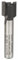 Bosch Professional Zubehör 2 608 628 399 Nutfräser 8 mm, D1 12,7 mm, L 12,7 mm, G 50,8 mm
