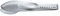 Global GS-65 Utility Tongs Incorporating Serving Spoon